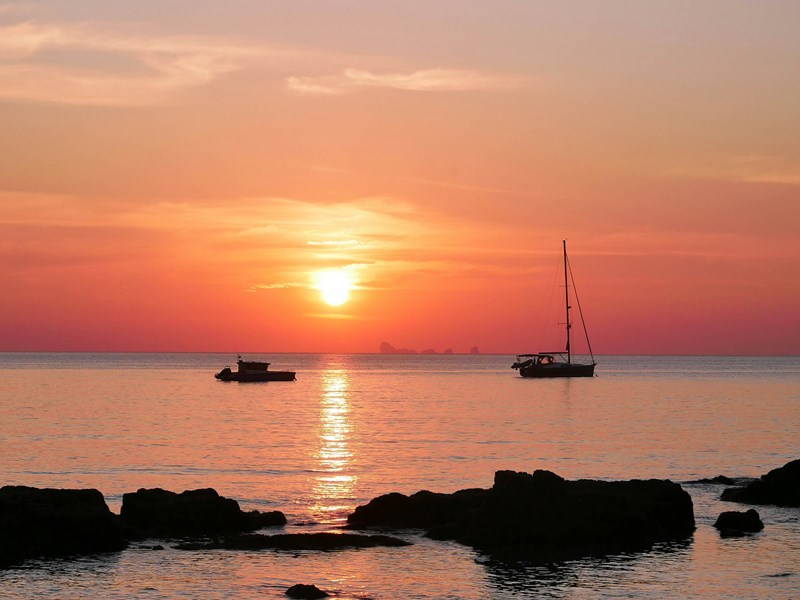 Un coucher du soleil à Krabi