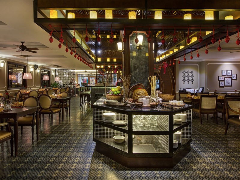Le restaurant de l'hôtel La Siesta à Hanoï