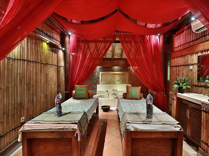 Le spa de l'hôtel 4 étoiles Vila Ombak à Lombok