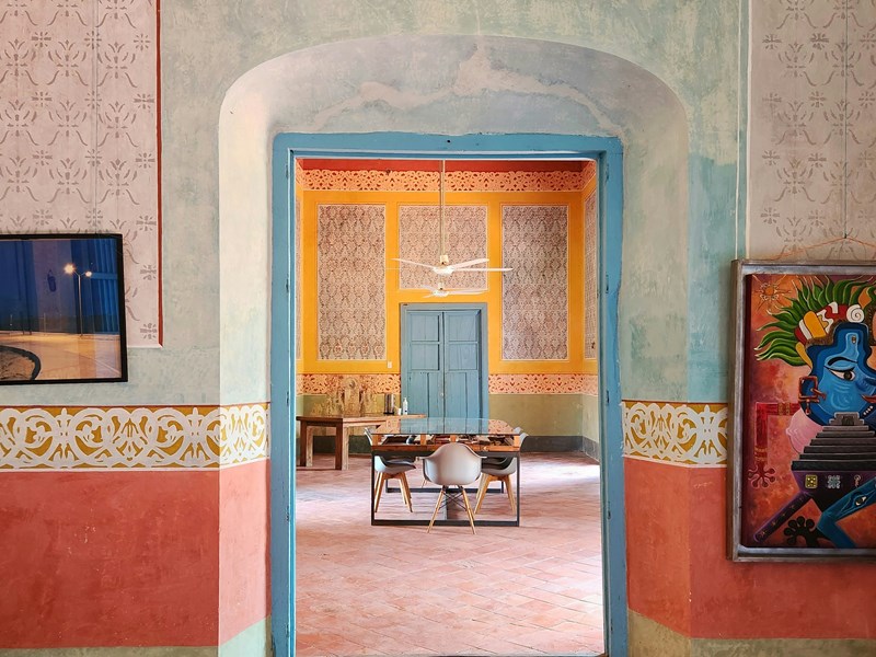 Les haciendas colorées à vivre à deux