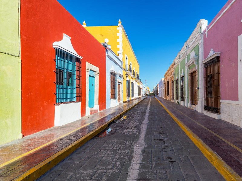 Campeche, ville colorée au style colonial