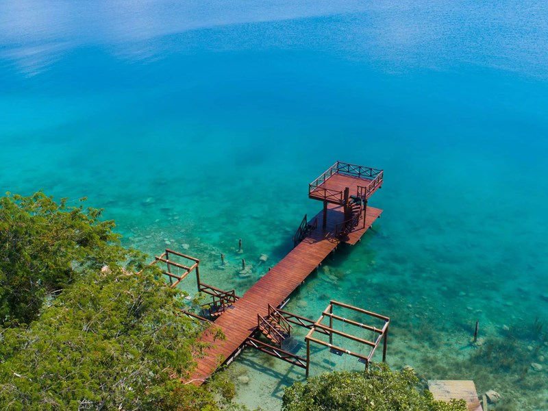 Les eaux turquoise de Bacalar