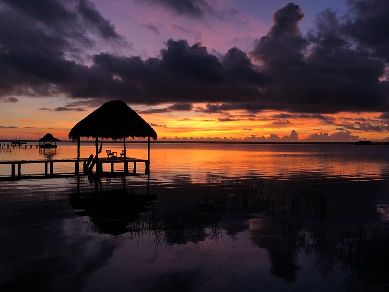 Coucher du soleil au beau milieu de ce joyau naturel 