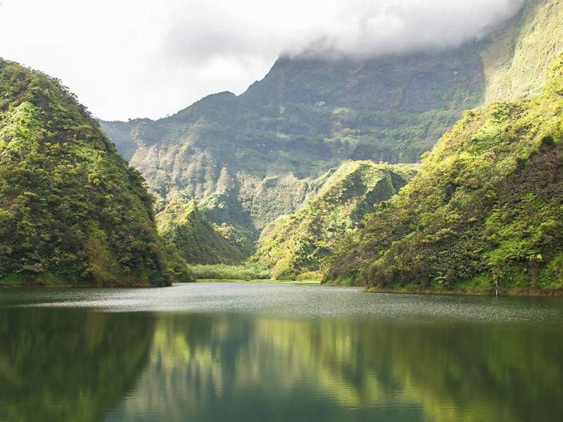 Lac de Vaihiria dans la vallée de Papenoo