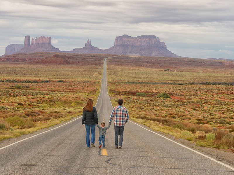 Voyage en famille à Monument Valley