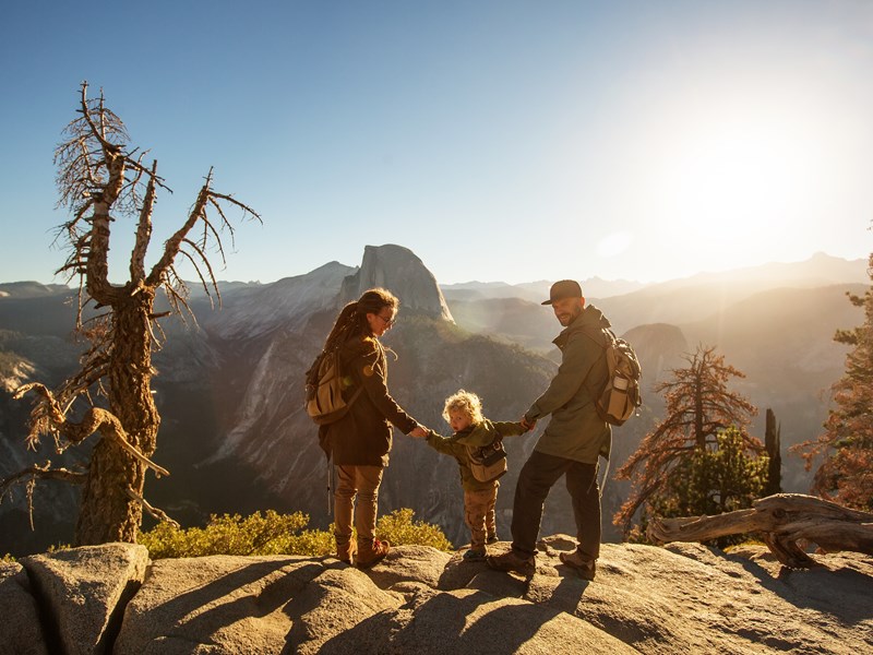 Visite en famille du parc national de Yosemite en Californie