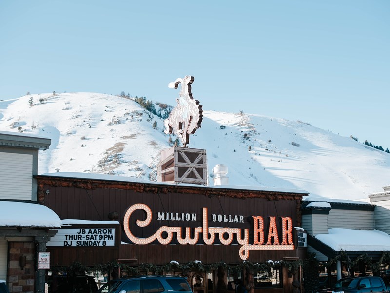 Les bars de cowboy de Jackson Hole 