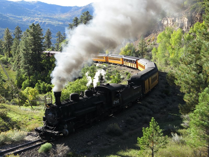 La locomotive à vapeur de Durango