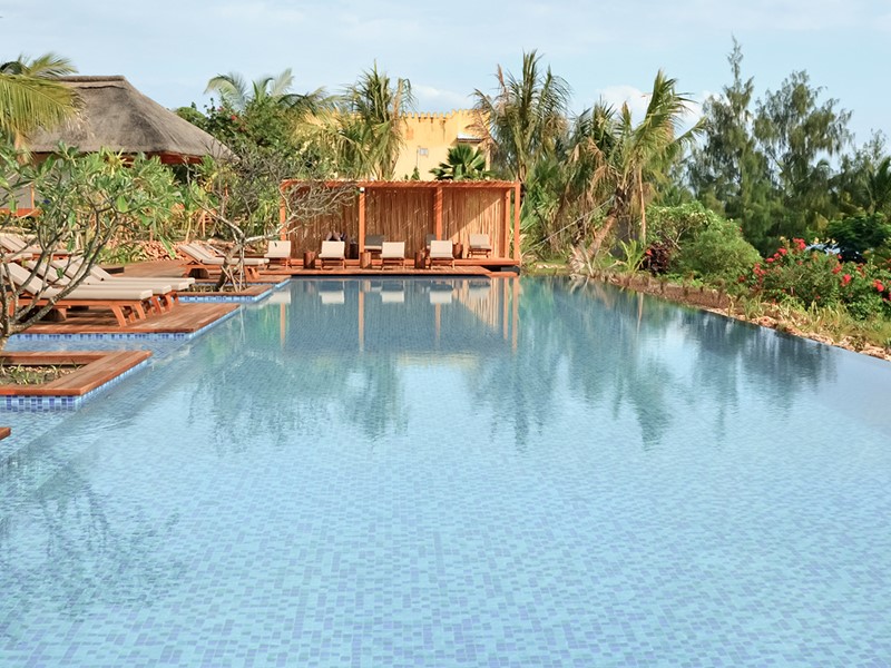 La piscine de l'hôtel Zuri Zanzibar