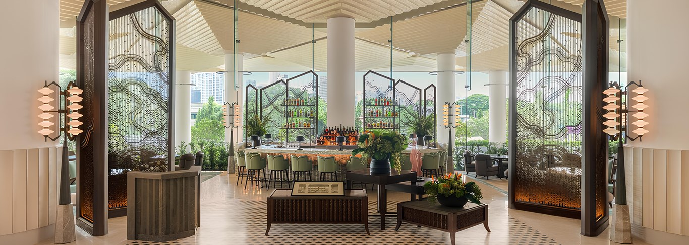 Bar du lobby de l'hôtel