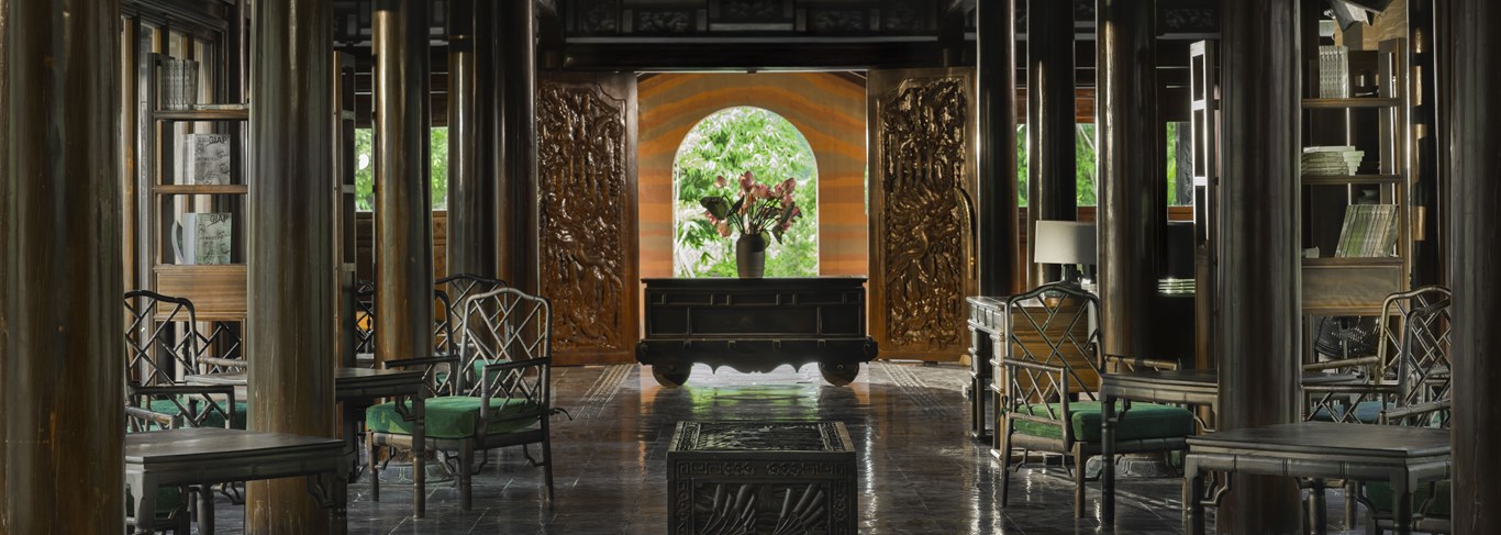 Le lobby de l'hôtel