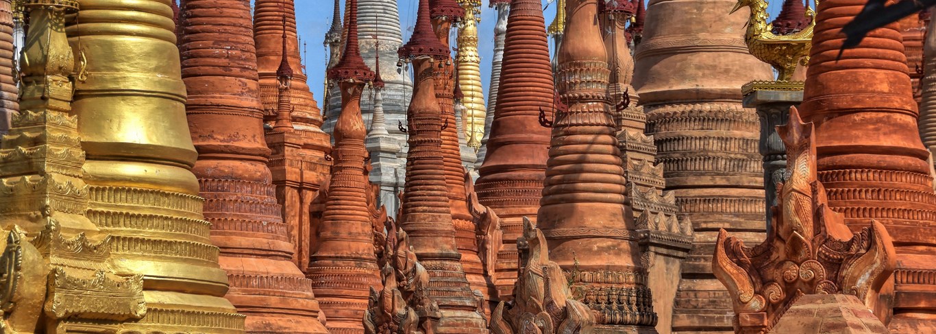 Les pagodes d'or du Myanmar