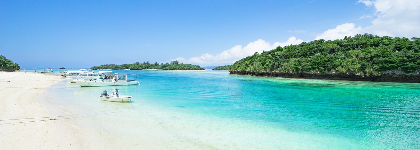 Magnifique plage tropicale à Okinawa