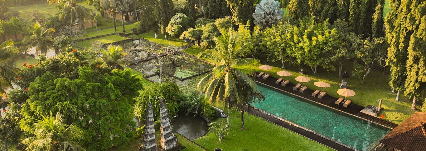 Vue aérienne de l'hôtel