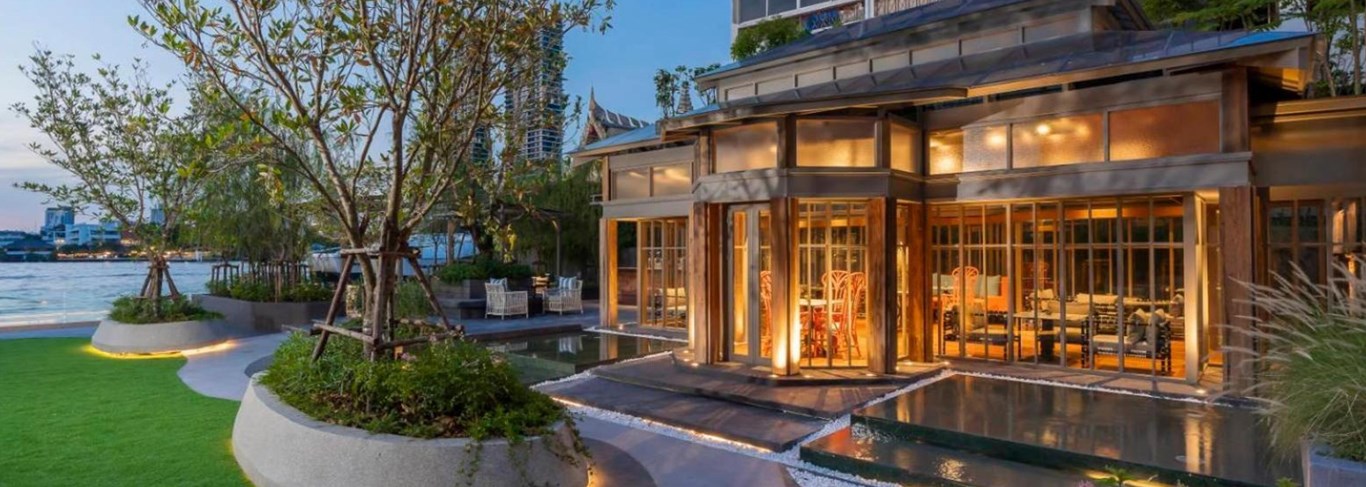 Les extérieurs de l'hôtel