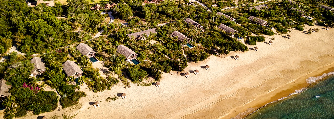 La magnifique plage de l'hôtel